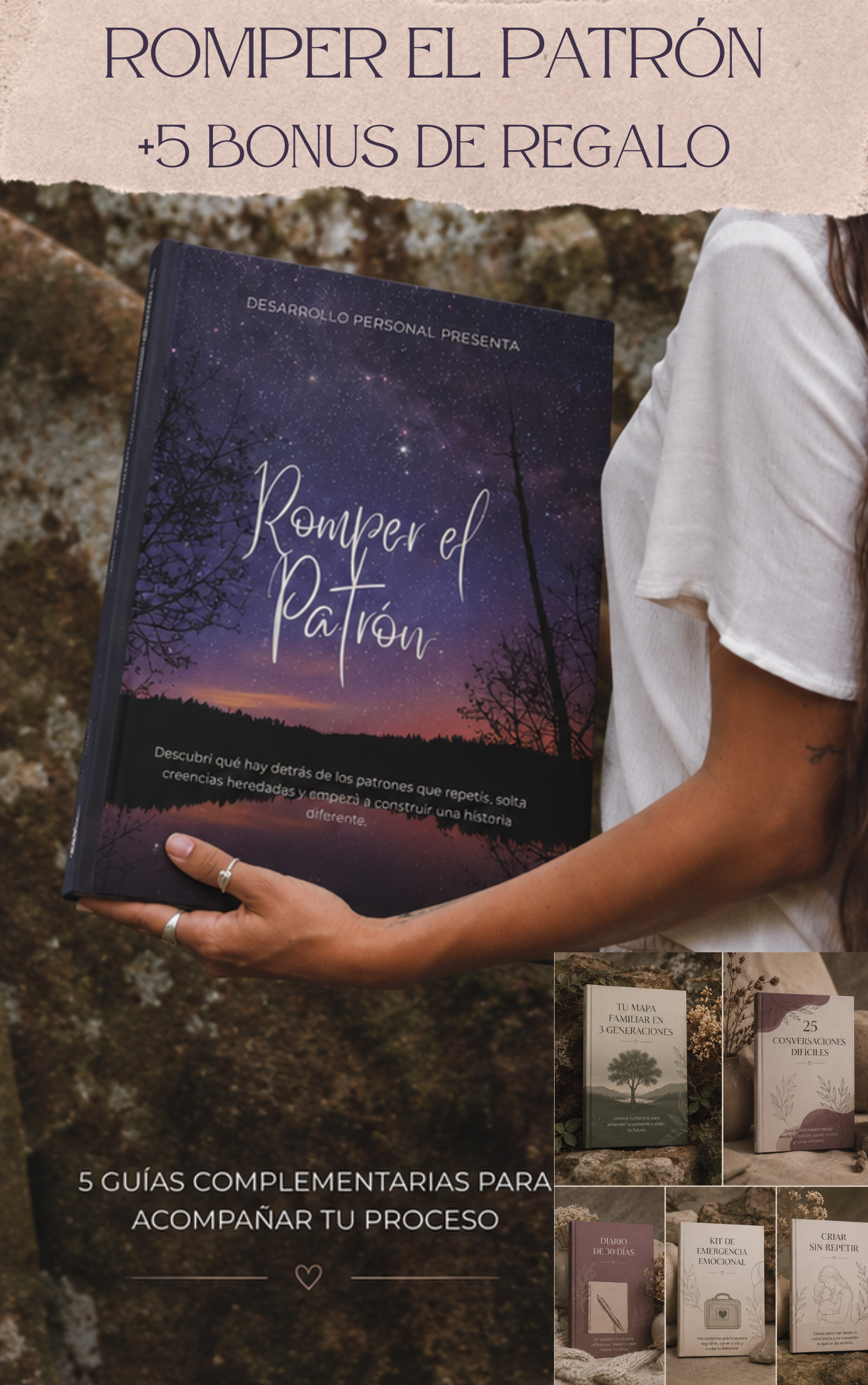 🦋 ROMPER EL PATRÓN: Descubrí qué hay detrás de los patrones que repetís, soltá creencias heredadas y empezá a construir una historia diferente.